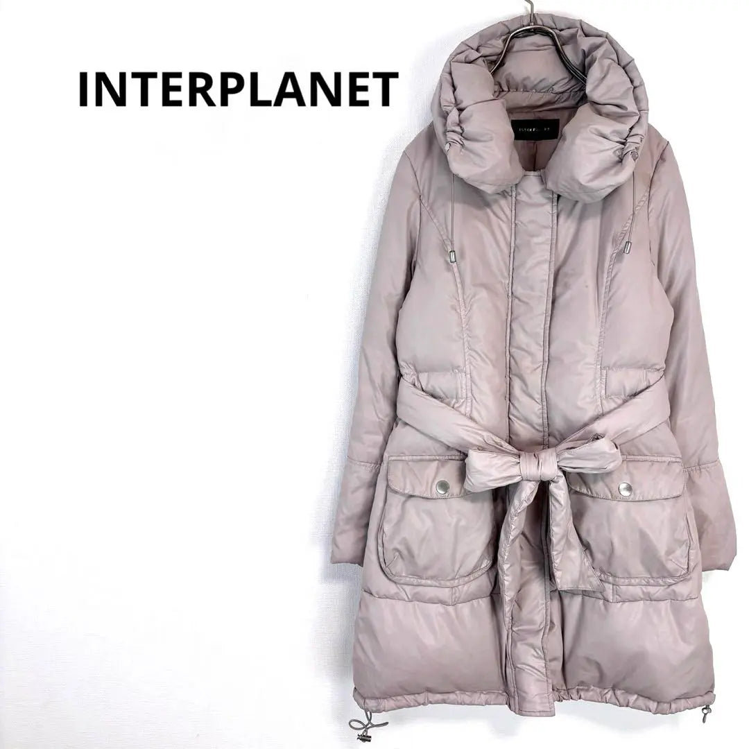 ◇Interplanet [M] Down jacket outer coat long ribbon