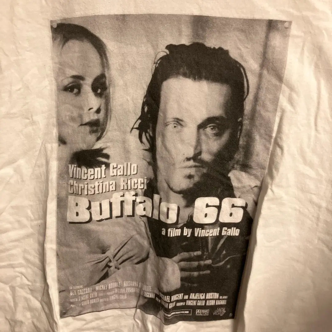 Camiseta Buffalo 66 XL Blanca Vincent Gallista Christina Rich | バッファロー66 Tシャツ XL 白 ヴィンセントギャロ クリスティーナ リッチ