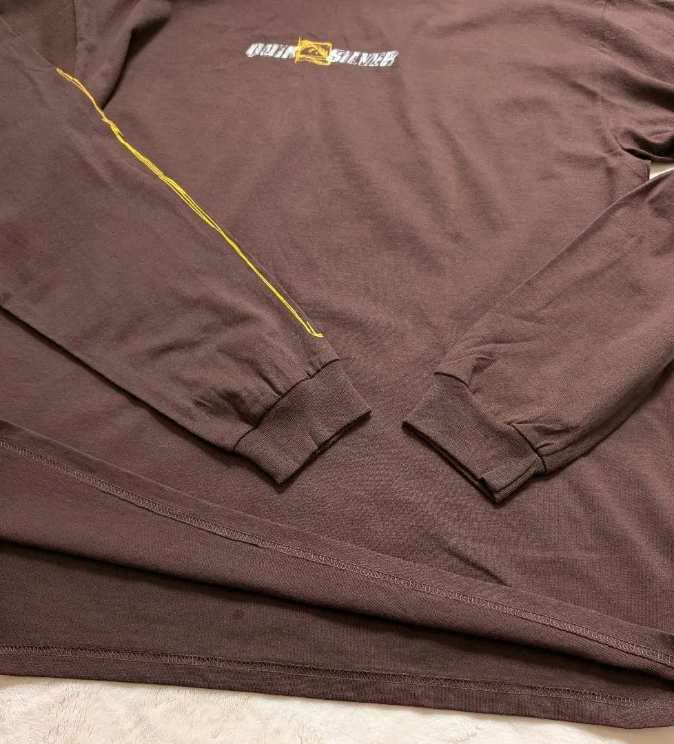 Made in USA★Quiksilver Old Surf Long T-XL Brown