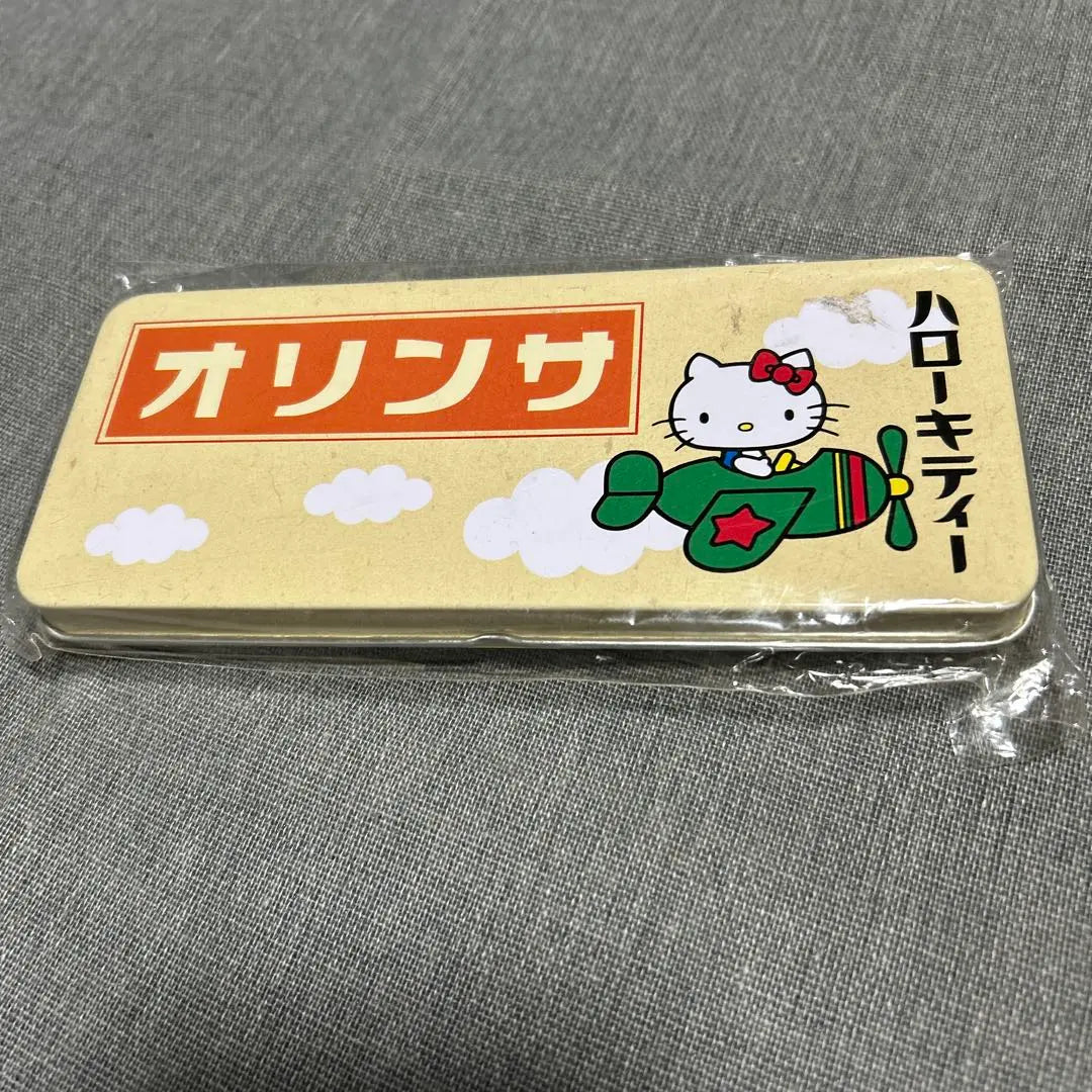 Sanrio Hello Kitty Can Pen Case Heisei Retro ☆Rare ☆ Unused