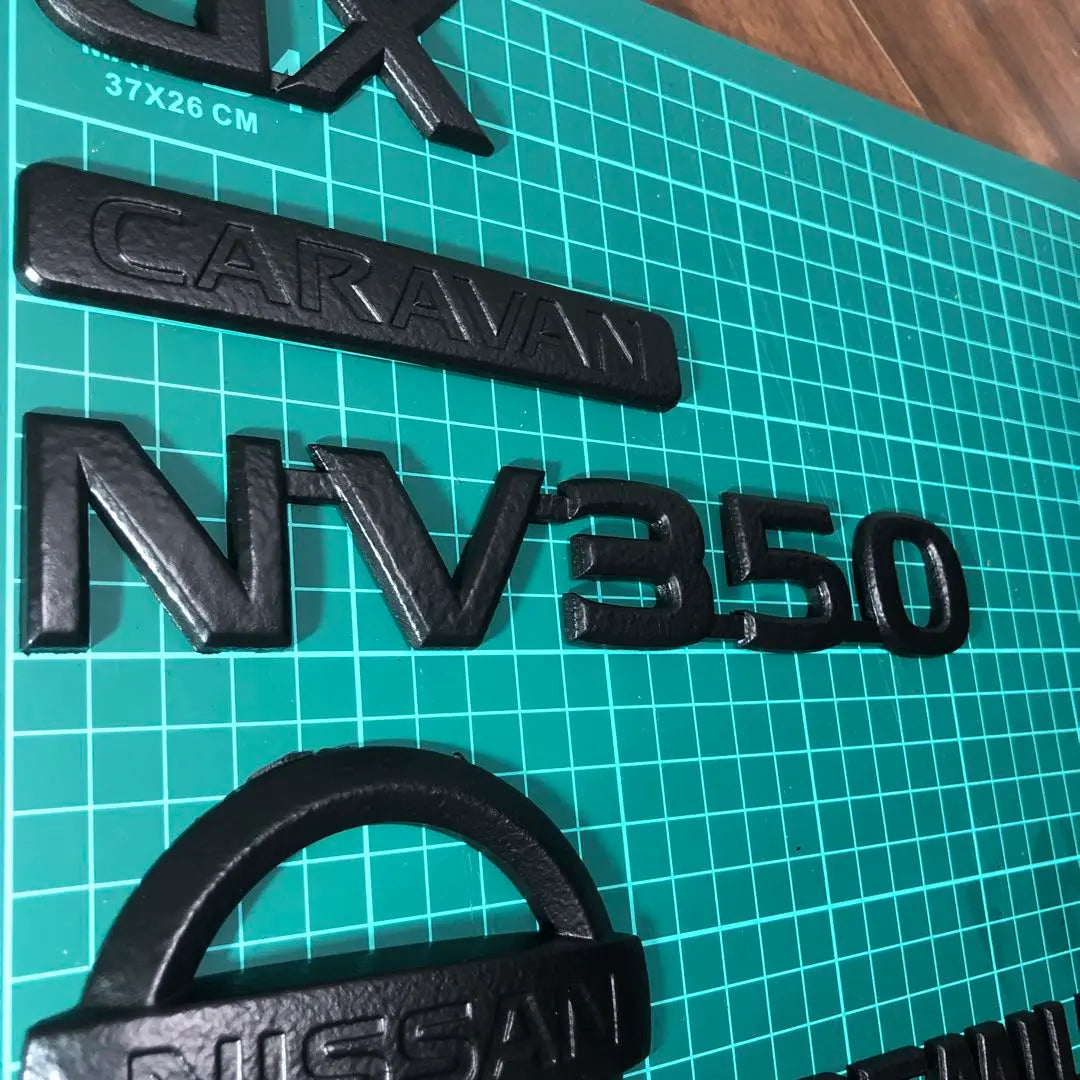 Nissan NV350 Emblem Set Black