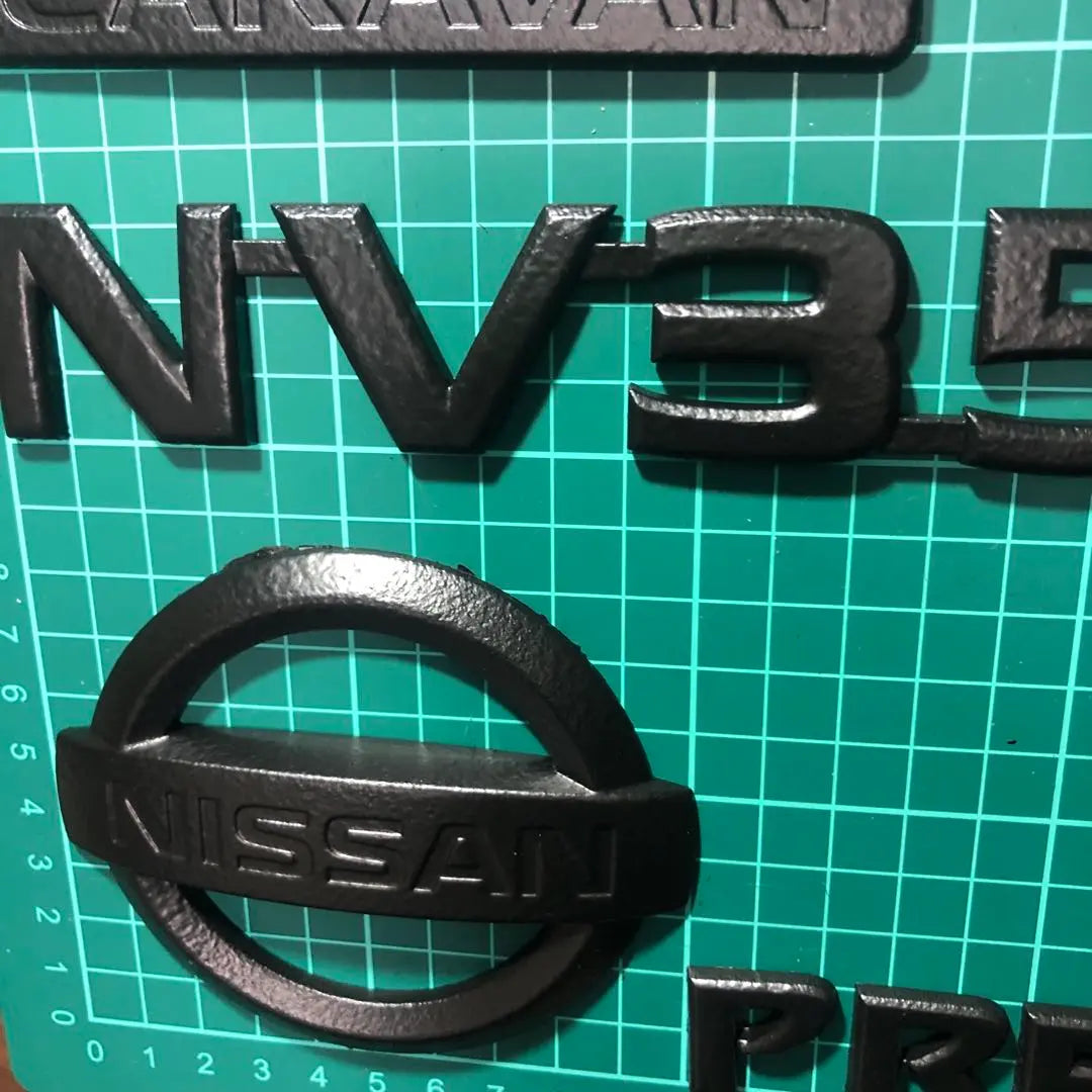 Nissan NV350 Emblem Set Black