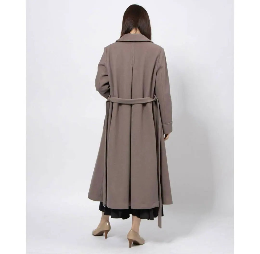 JUSGLITTY✨ Belted Long Coat Mocha Size 1 | JUSGLITTY✨ベルテッドロングコート　モカ　サイズ1