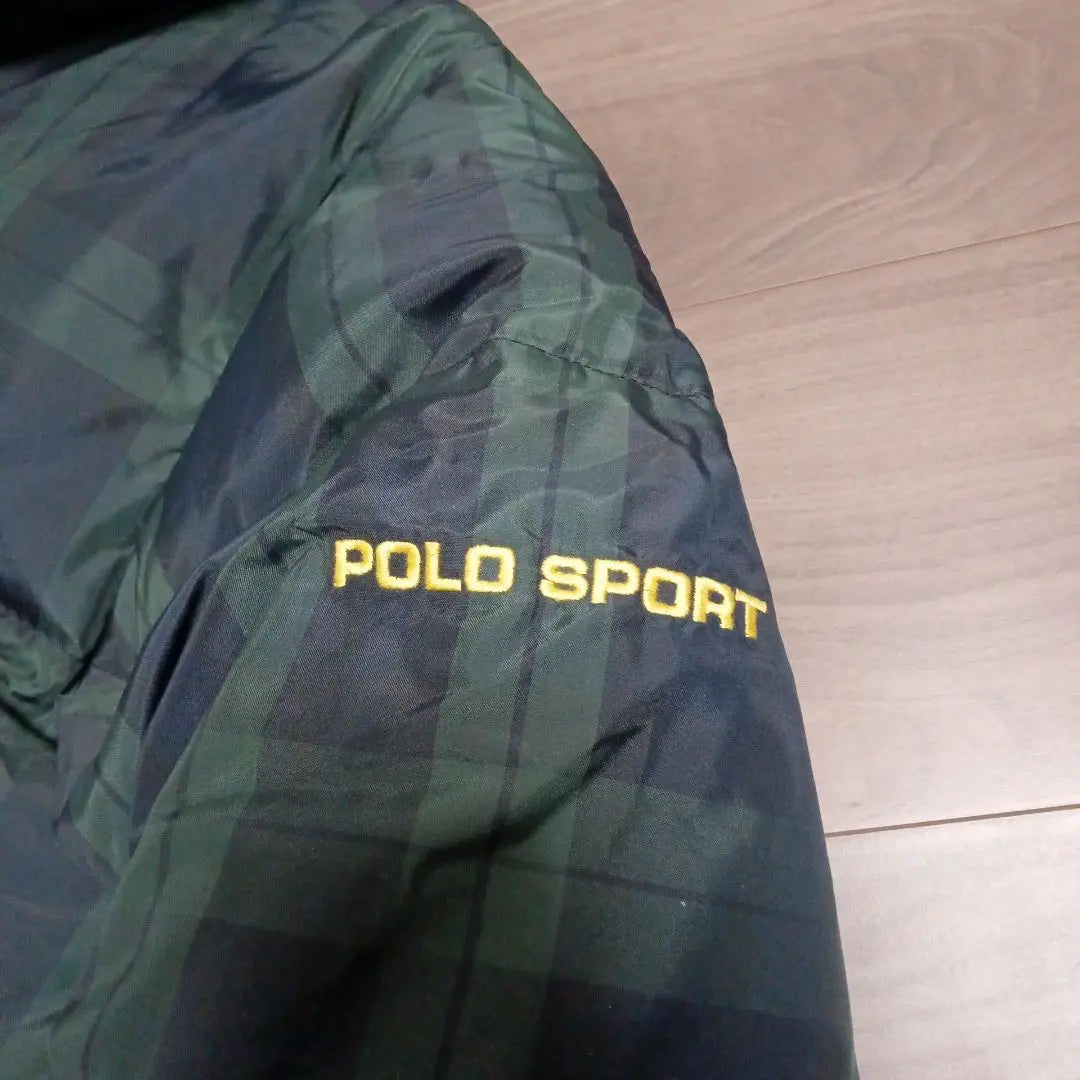 [Extremely beautiful] POLOSPORT Ralph Lauren Tartan Check Down Jacket | 【極美品】POLOSPORTラルフローレン タータンチェック ダウンジャケット