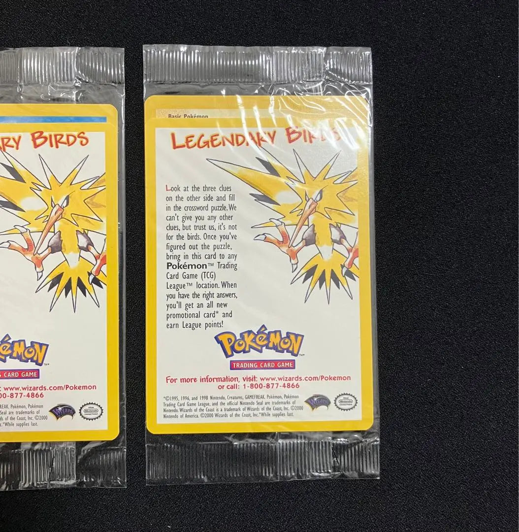 [J0720] Juego de 3 cartas promocionales de Pokémon sin abrir en inglés