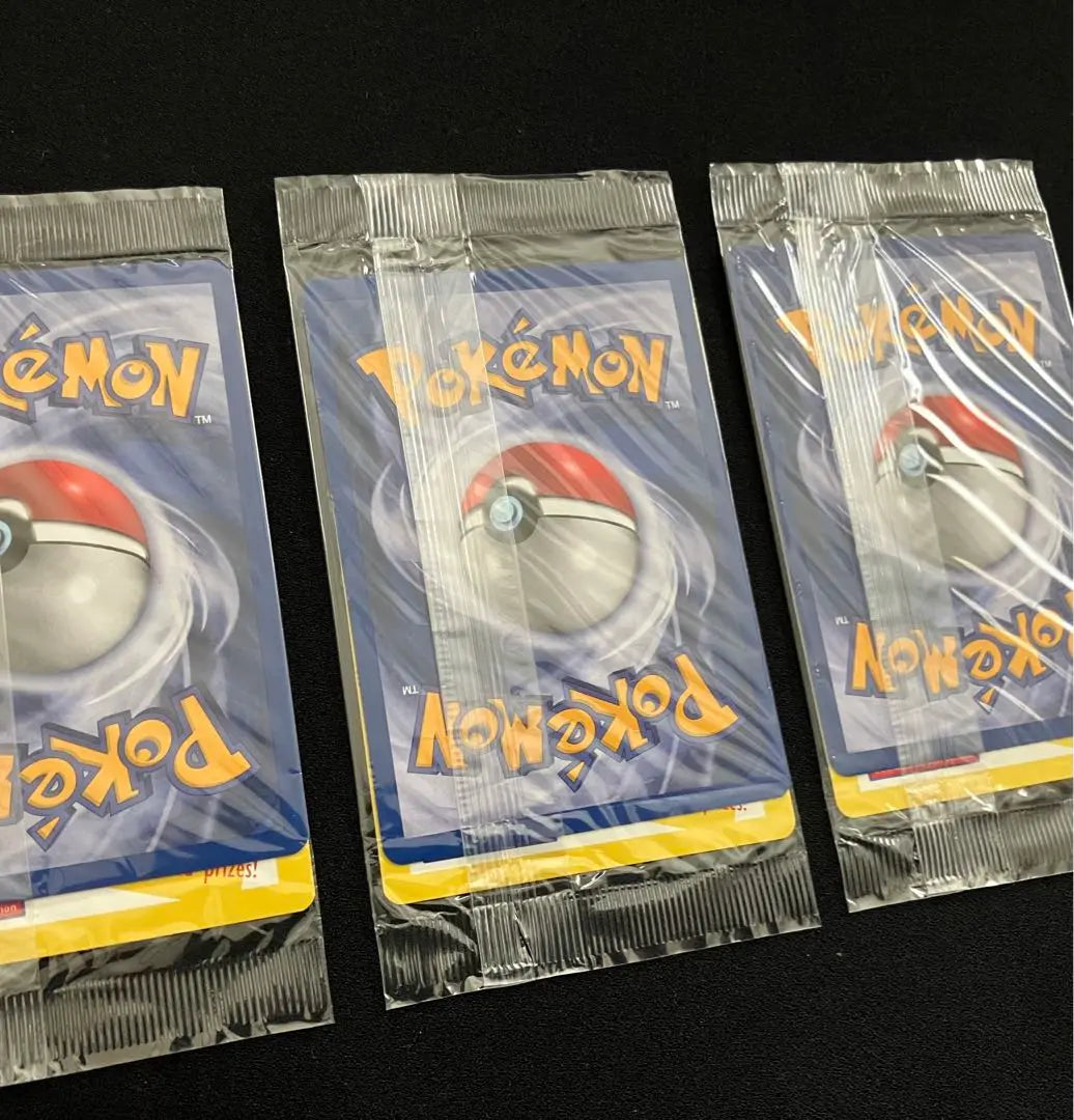 [J0720] Juego de 3 cartas promocionales de Pokémon sin abrir en inglés