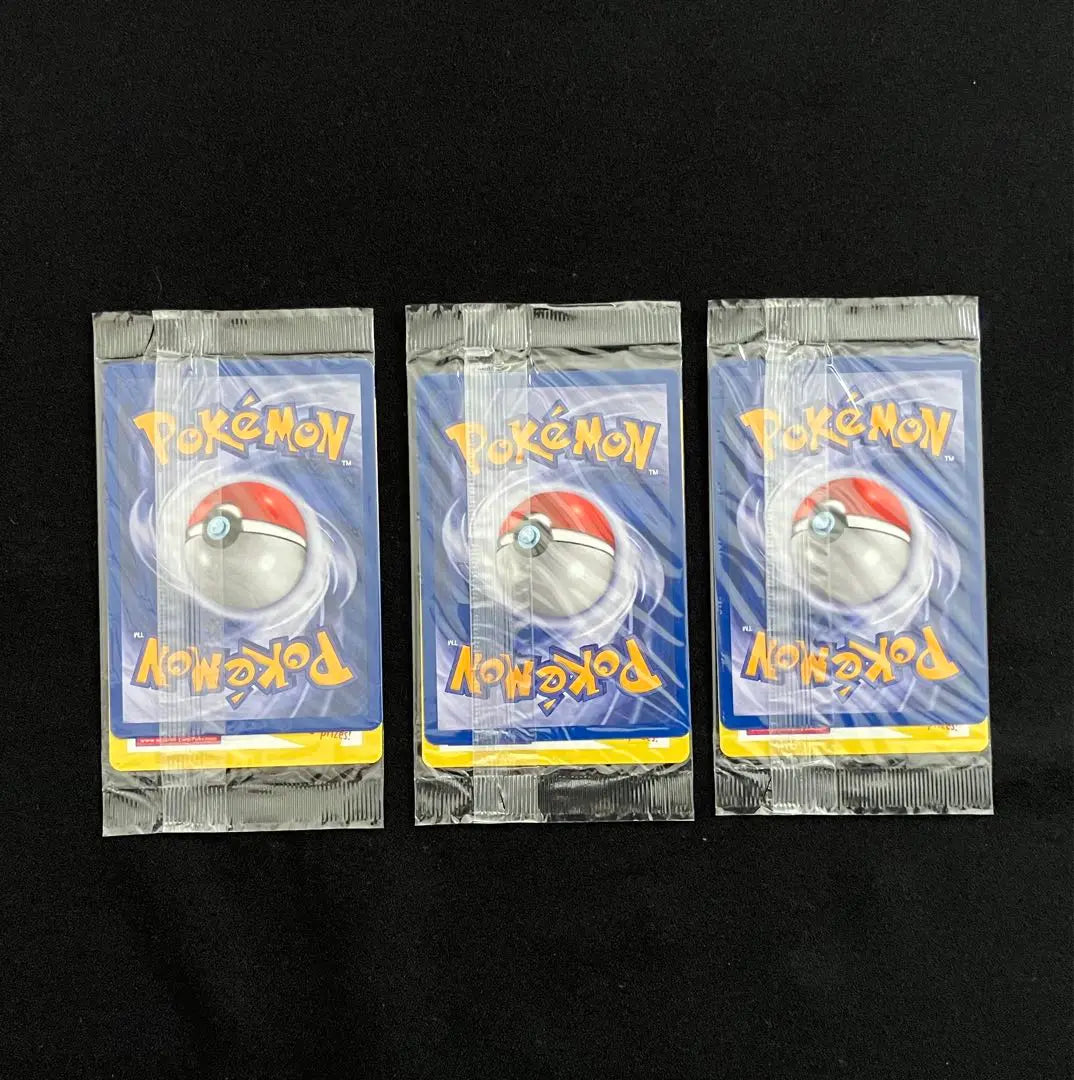 [J0720] Juego de 3 cartas promocionales de Pokémon sin abrir en inglés