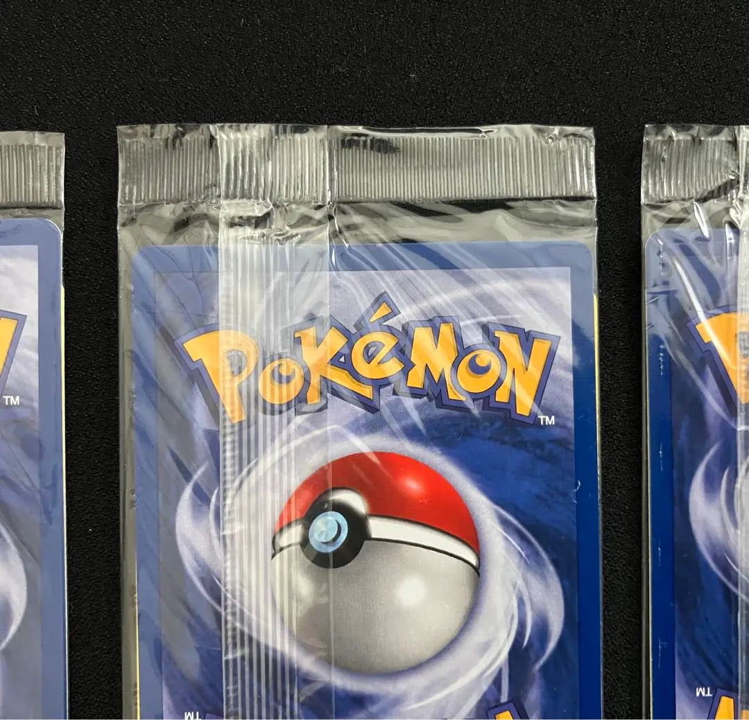 [J0720] Juego de 3 cartas promocionales de Pokémon sin abrir en inglés