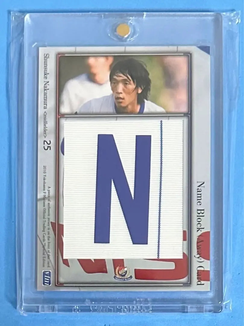 "Magho Shipping" 2010 Yokohama F. Marinos Name Block Card "N" Nakamura Shunsuke