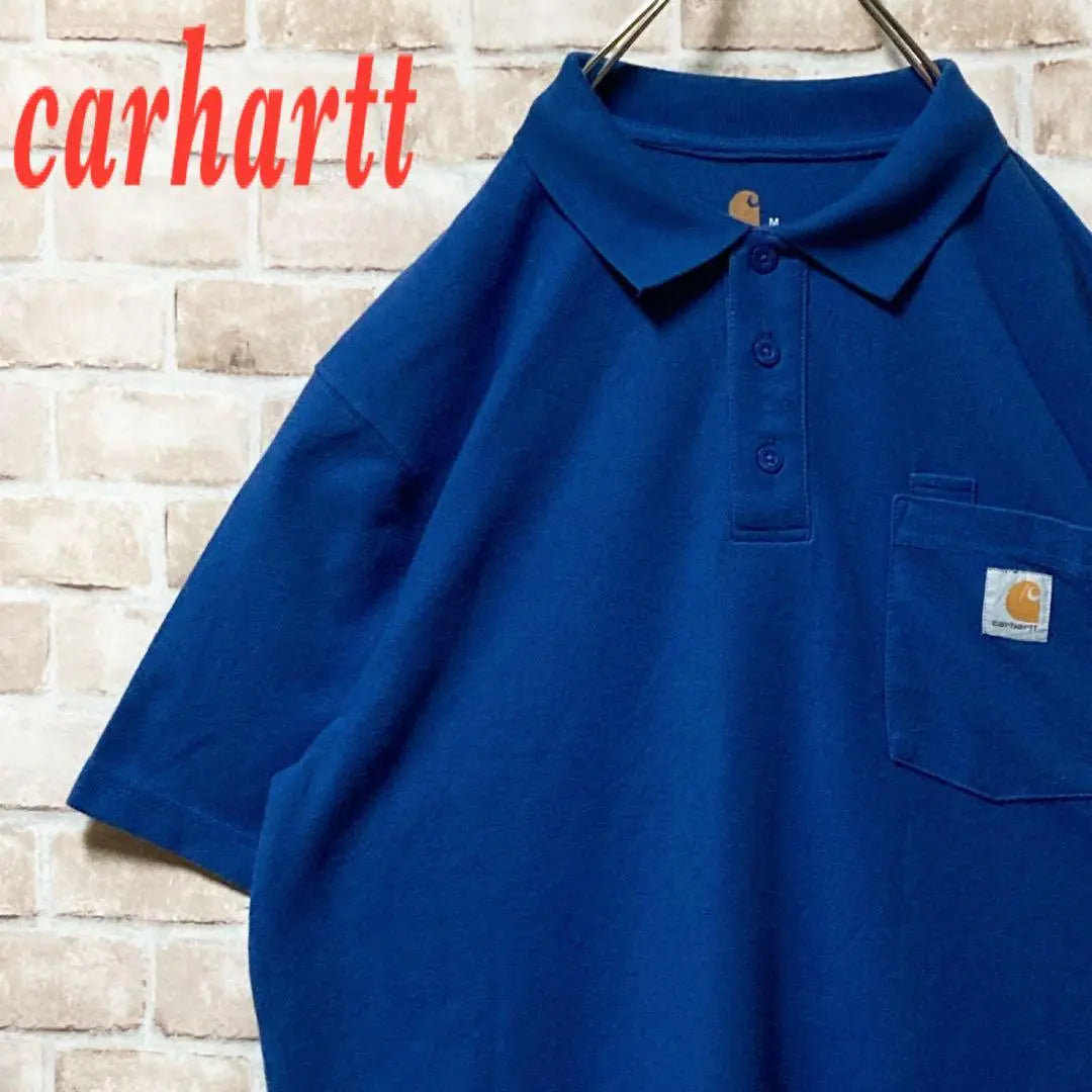 ☆C Mark ☆ Carhartt ☆ Carhartt ☆ Polo ☆ Bolsillo ☆ M ☆ Azul