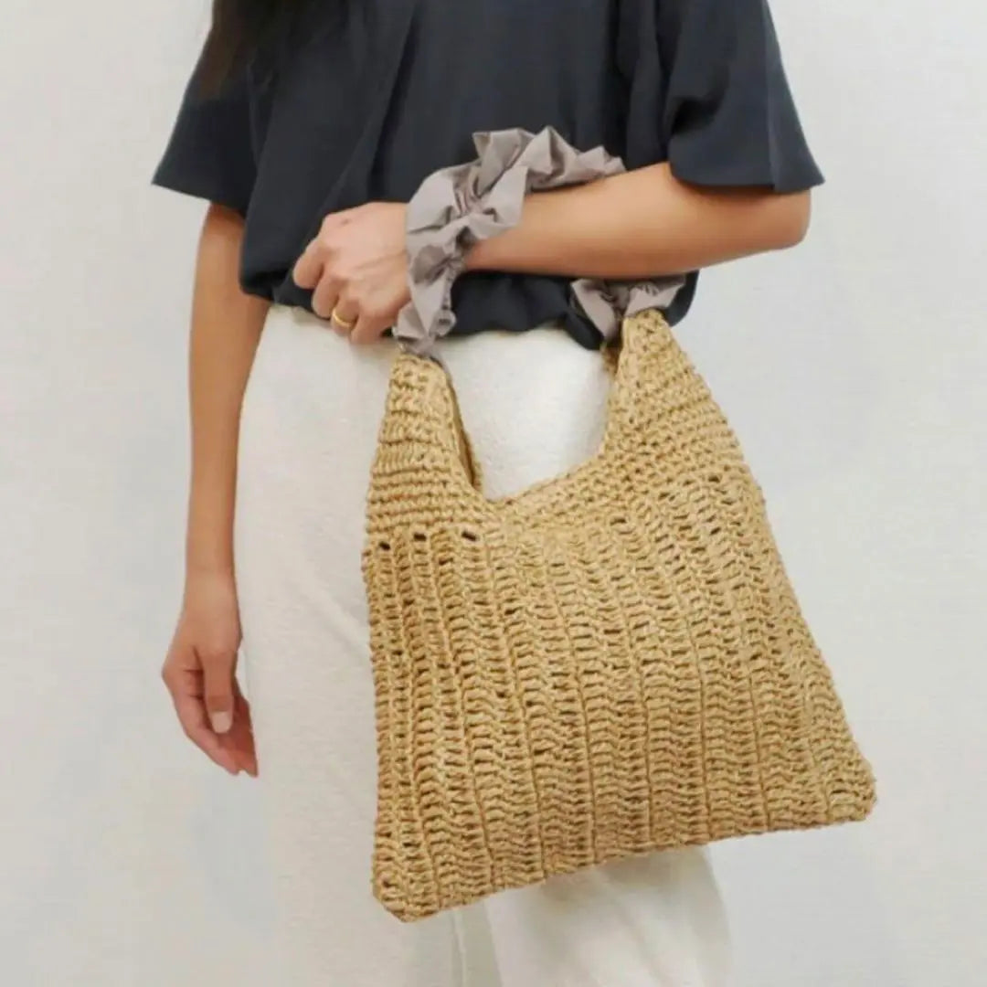 [Good condition] Umbilion Kashukashu basket tote bag grey