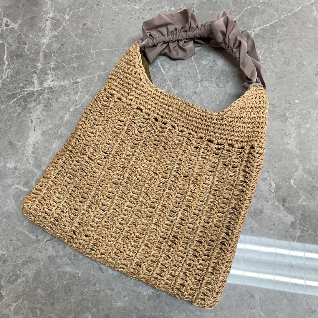 [Good condition] Umbilion Kashukashu basket tote bag grey