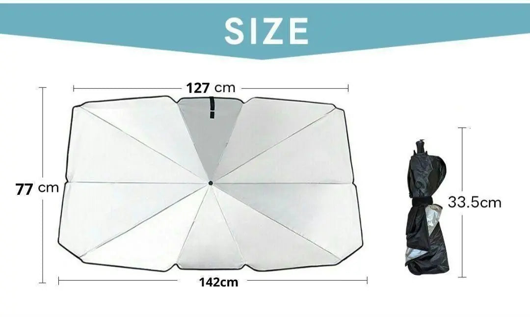 Final price cut !! Sunshade folding folding type Convenient umbrella type with storage bag