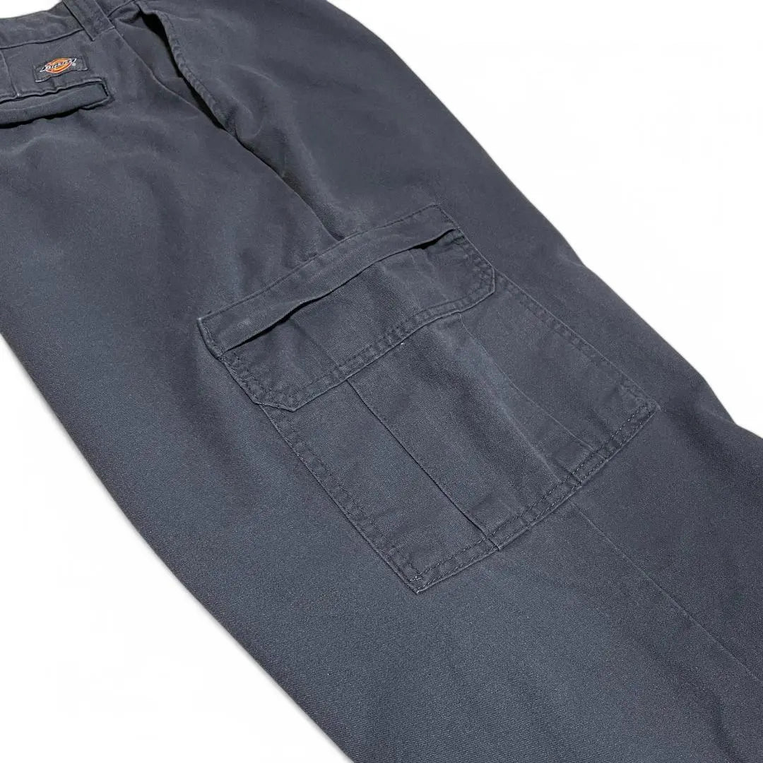 Dickies Cargo Pants Work Pants W40L32 Gray Gray Gray Ultra-Used Bottoms