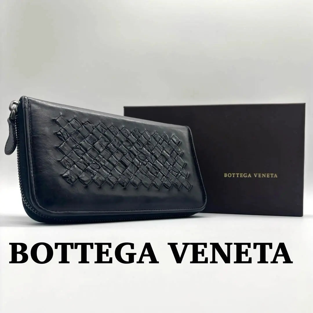 Rare and beautiful condition ✨️ Bottega Veneta long wallet, crocodile, rare color, box and bag included