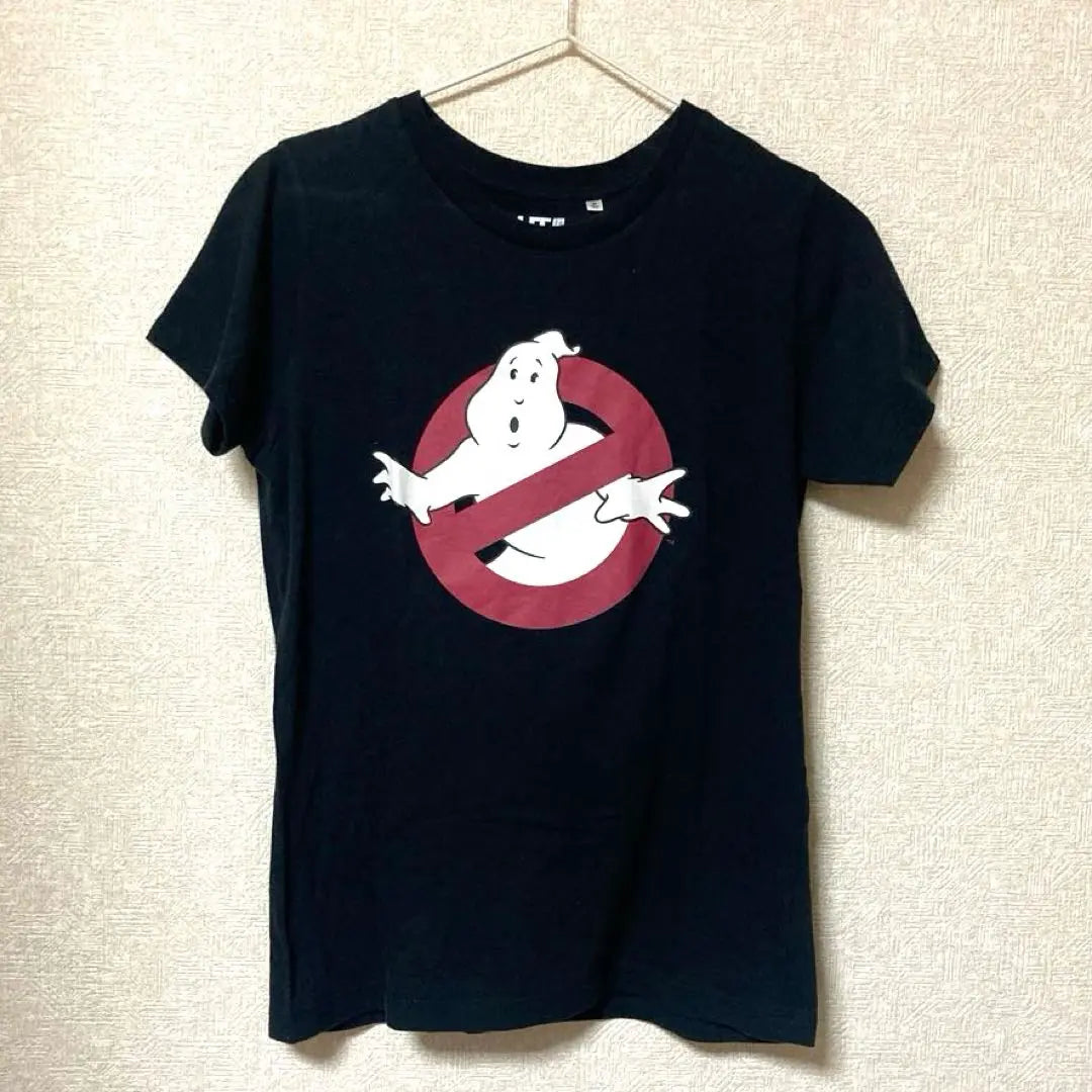 [Uniqlo] Ghost Buster Women's T-shirt Collaboration T-shirt Black M size