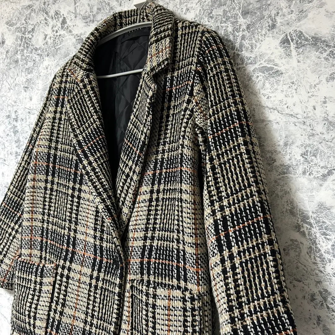 Urban Research Checked Chester Coat Jacket Outerwear