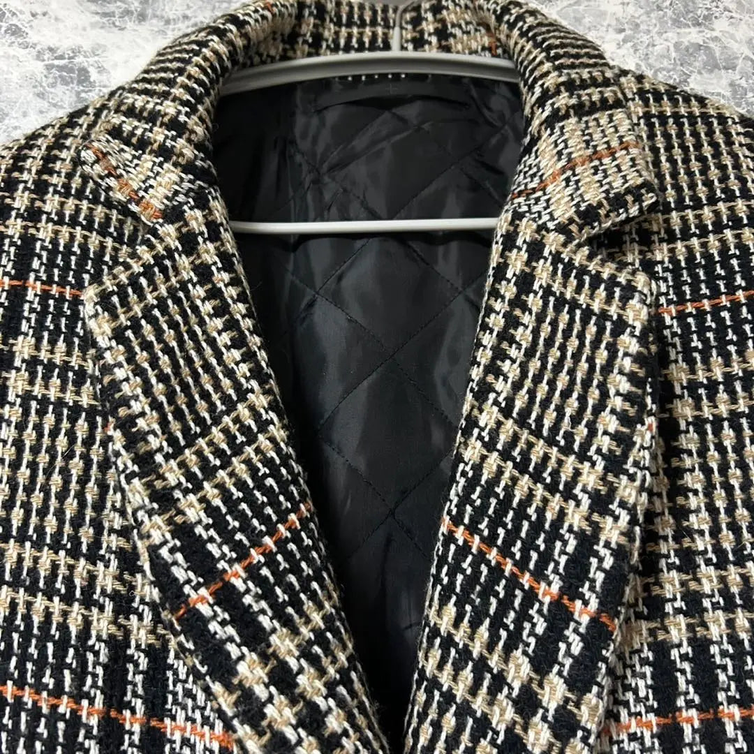 Urban Research Checked Chester Coat Jacket Outerwear