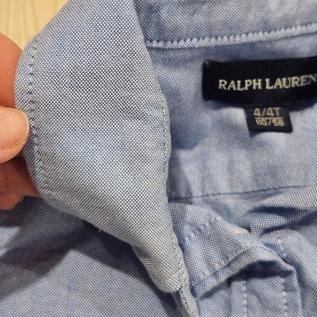 [Good condition] Ralph Lauren Long Sleeve Shirt 4/4T 110