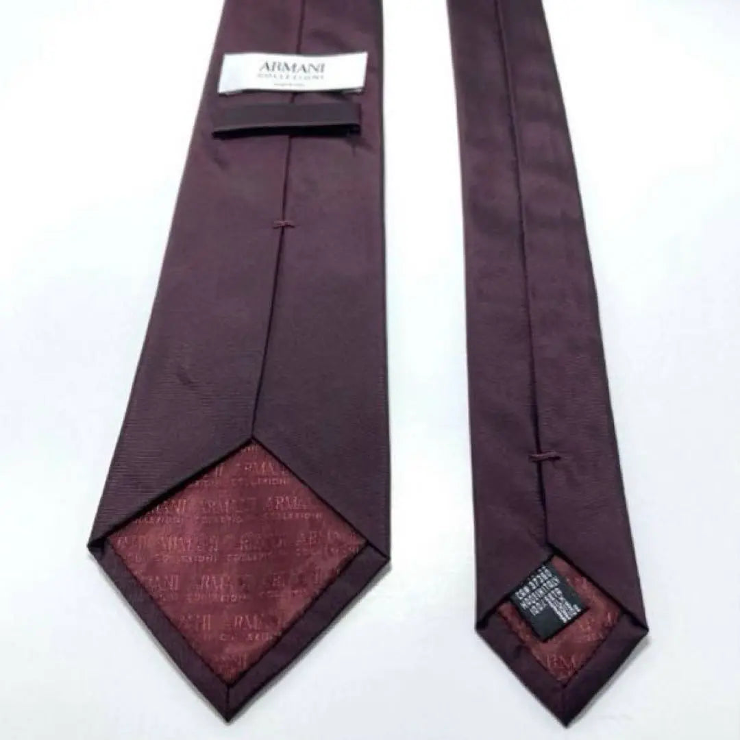 [Extremely beautiful] ARMANI COLLEZIONI tie brand logo rare item