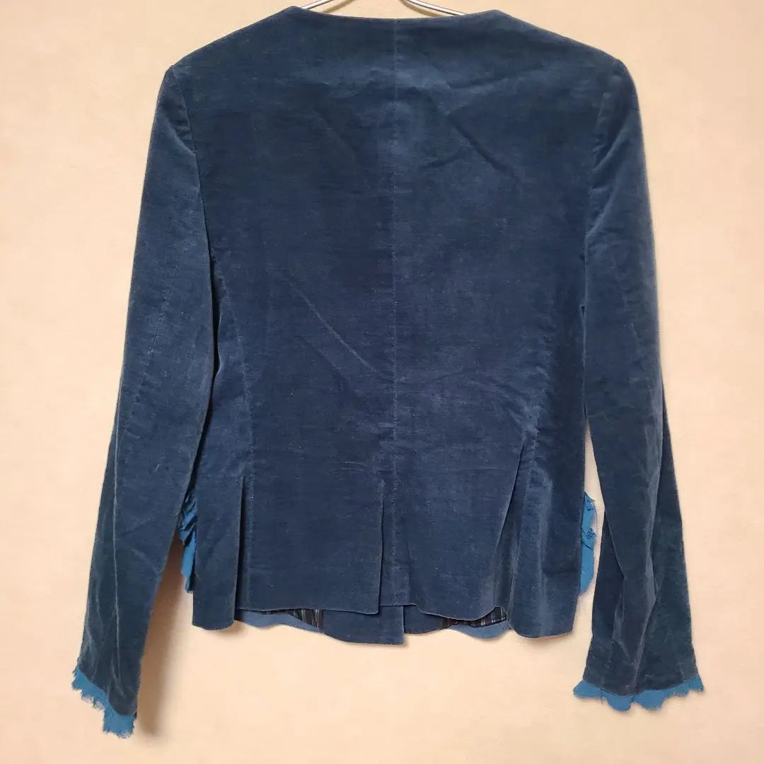 Chaqueta de mujer manga larga otoño azul marino M