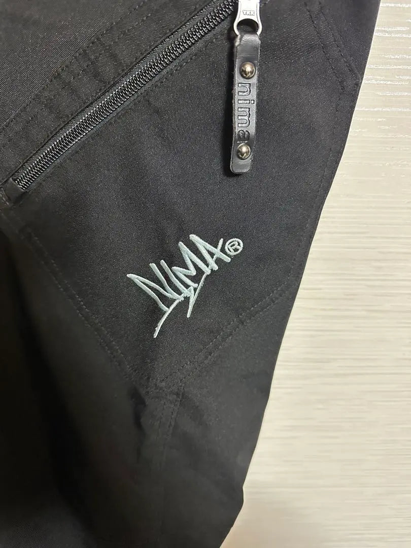 Pantalones de snowboard NIMA negros | NIMA ブラック スノーボードパンツ