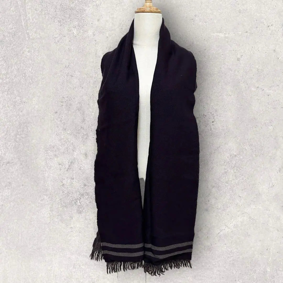 Extremely beautiful item!! GUCCI Gucci Scarf Shawl Scarf Wool Dull Purple | 極美品‼GUCCI グッチ スカーフ ショール マフラー ウール くすみ 紫