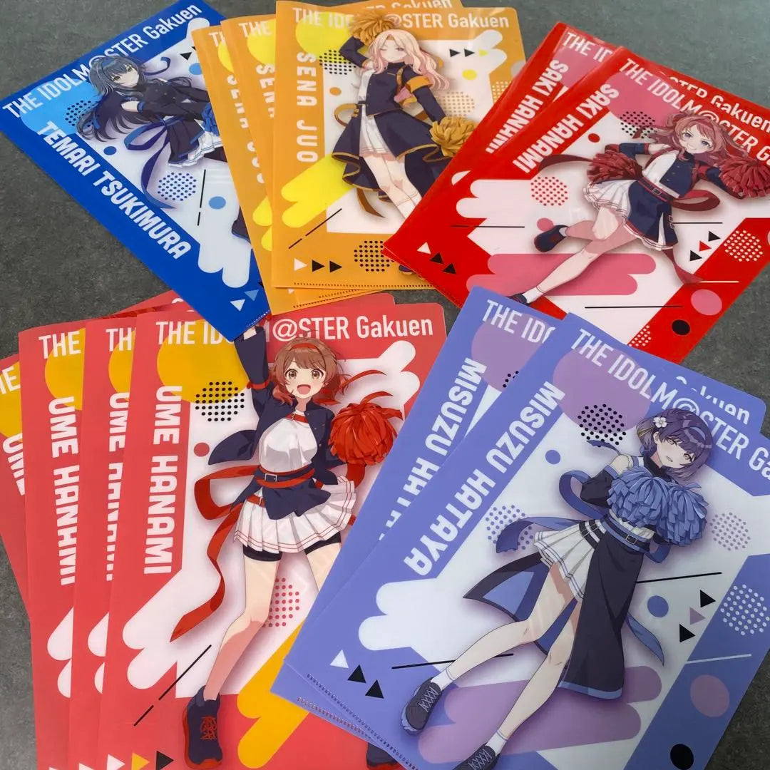 The Idolmaster Academy Clear File Set 7-Eleven