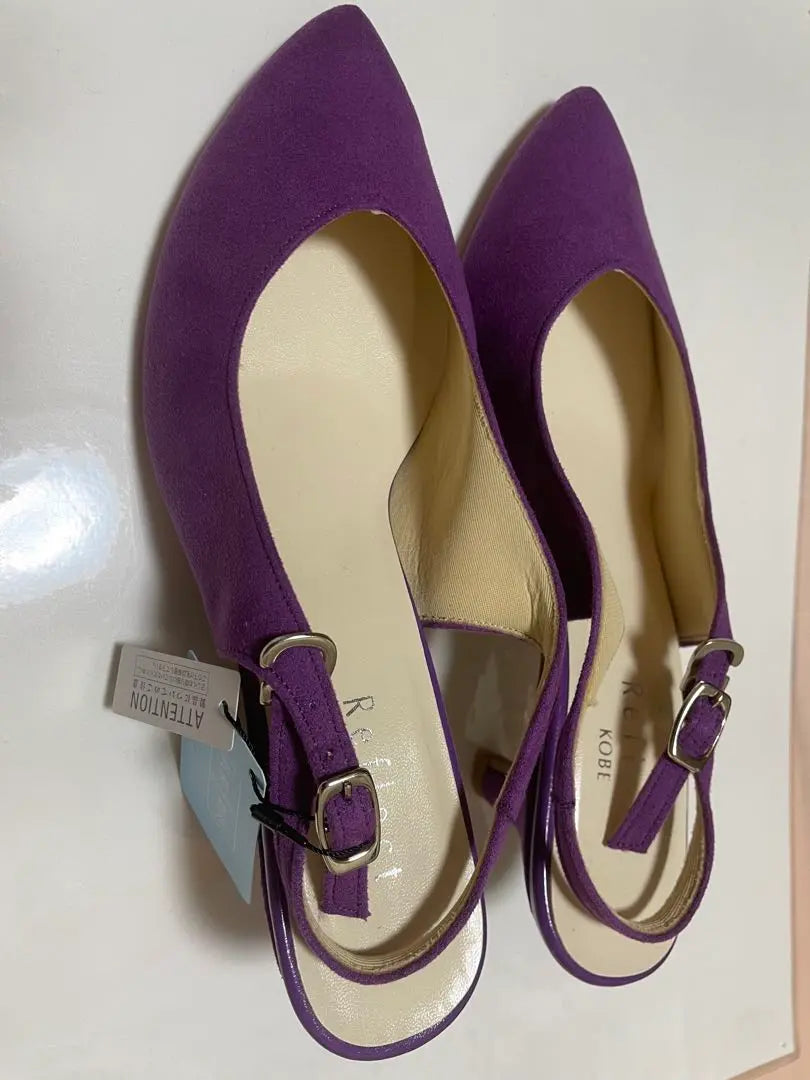 Price reduction [Unused item] Suede-like pumps 24.5cm