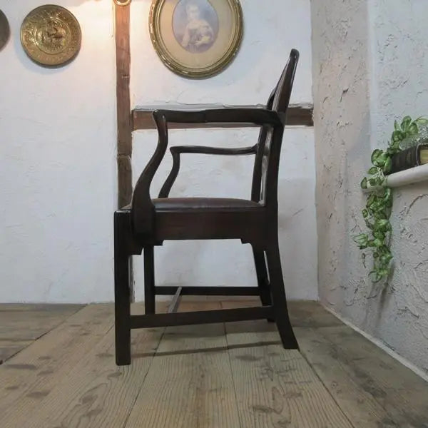 British Antique Furniture Armchair Dining Chair Chair 4951d