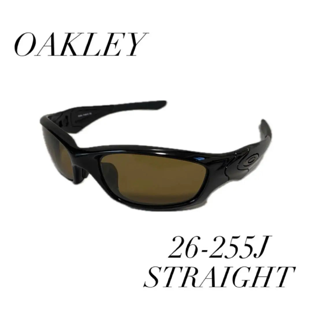 Good condition OAKLEY Oakley sunglasses STRAIGHT black Made in USA