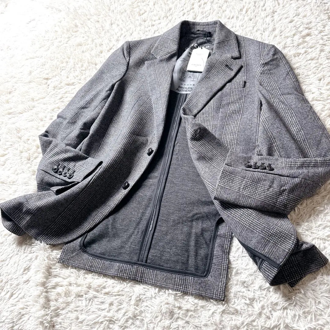 Nueva chaqueta Ancón con patrón de cuadros Chirkoro Glen CIRCOLO1901 sin usar | 新品未使用CIRCOLO1901 チルコロ グレンチェック柄 アンコンジャケット