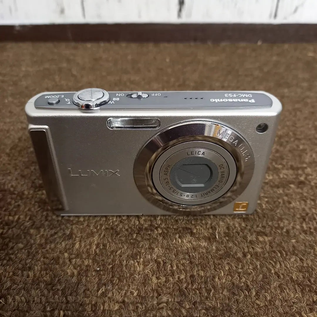 [Good condition] Panasonic LUMIX DMC-FS3 Silver (operation confirmed)