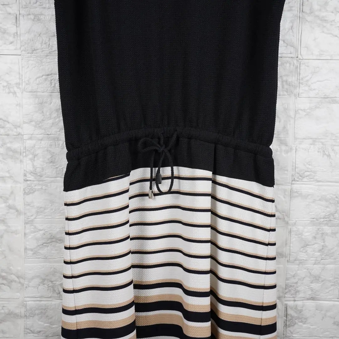 DoCLASSE Dress Black White L Size Border