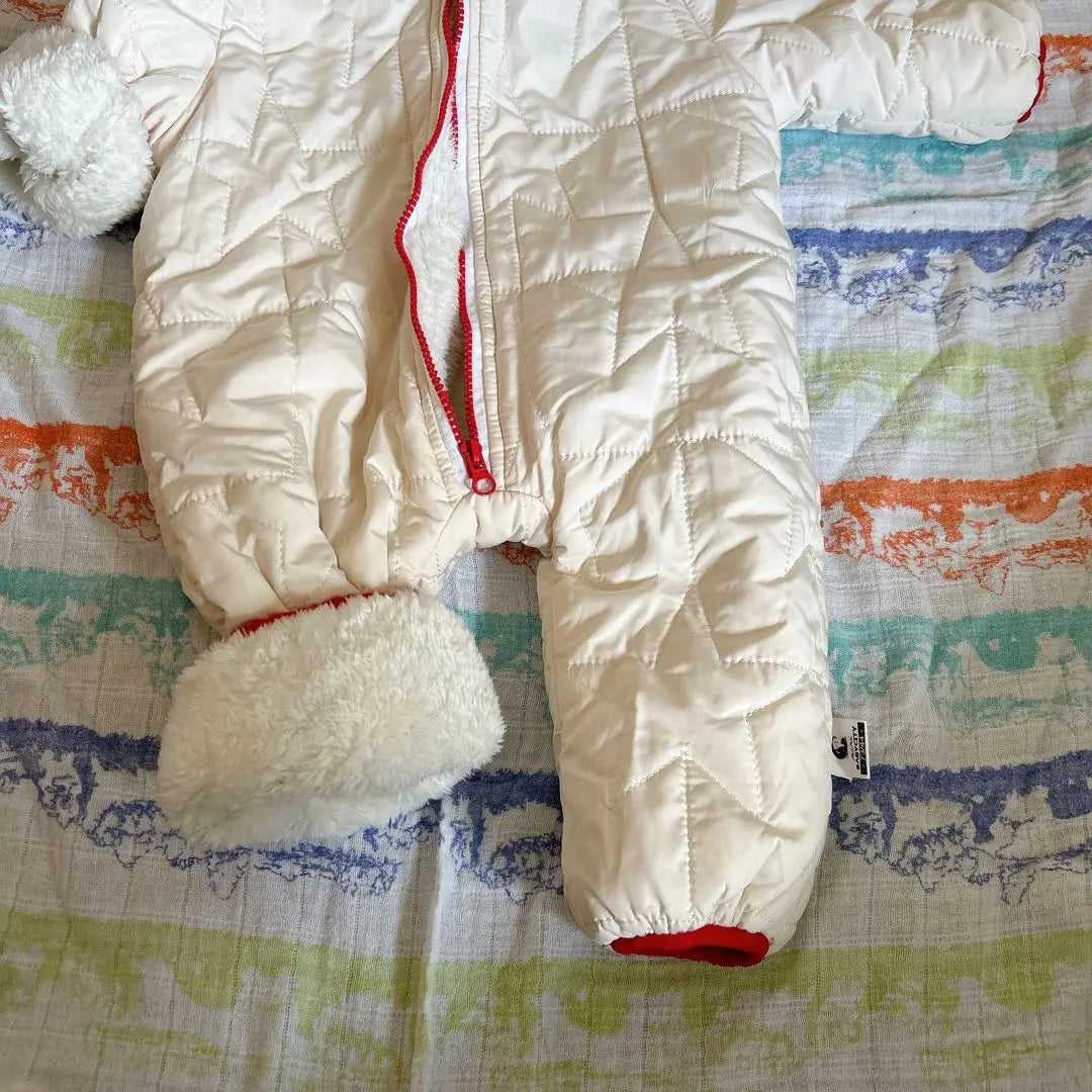 Jumpsuit BABY CITY Cold Weather Clothes White Fluffy Outerwear