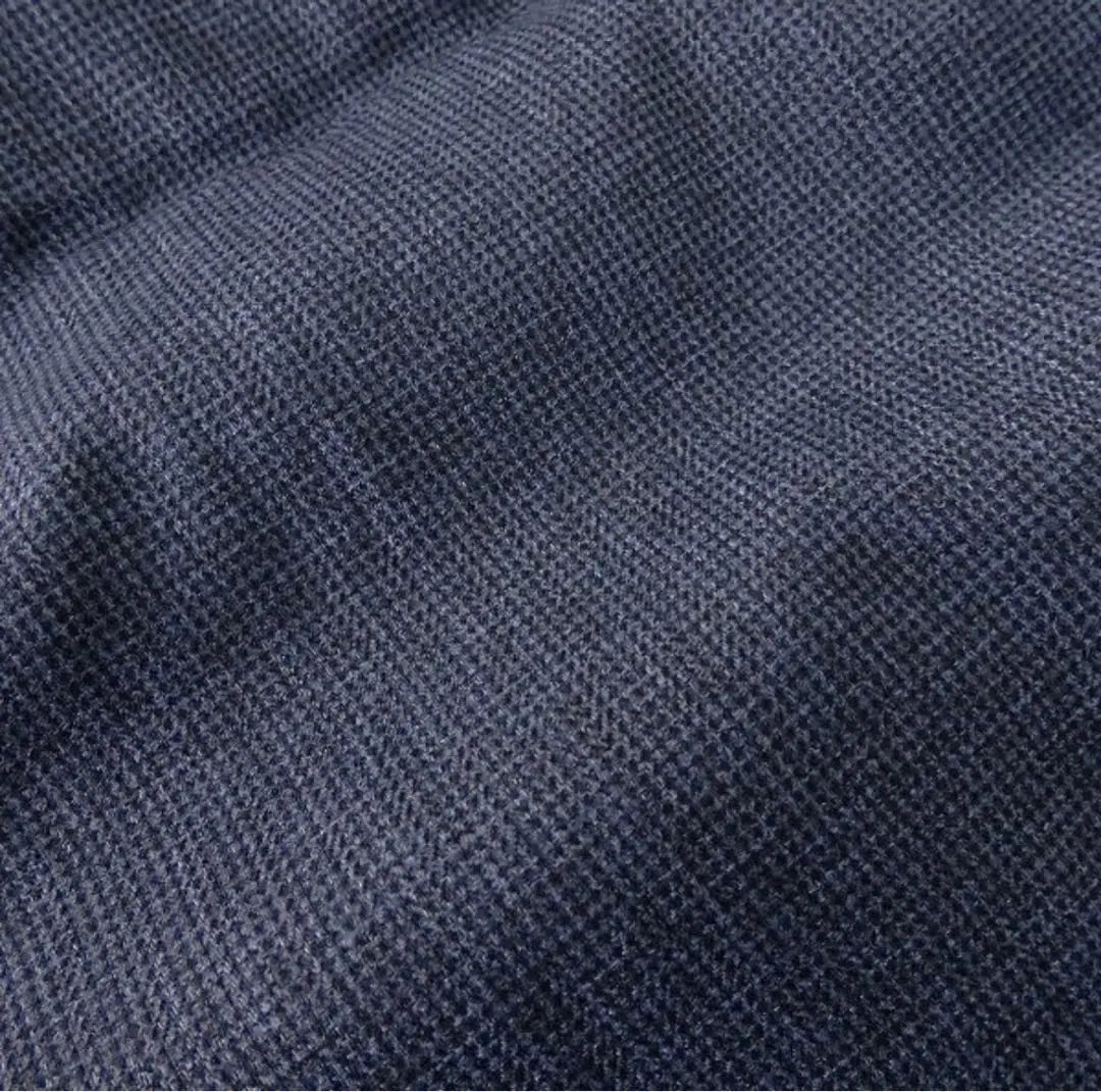 New Takashimaya Brushed Wool Like Quilting Food Down Coat L Navy