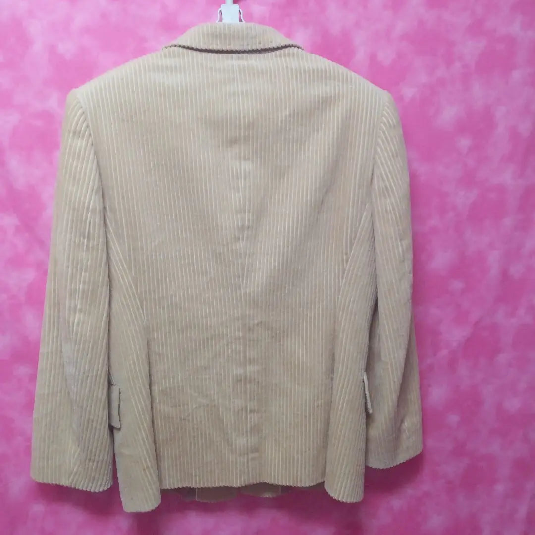 Scapa [Oferta❤] Chaqueta Cordyloi ¥6500↓Beige Talla 38 Algodón | スキャパ【セール❤】 コーディロイジャケット ¥6500↓ベージュ 38号 綿