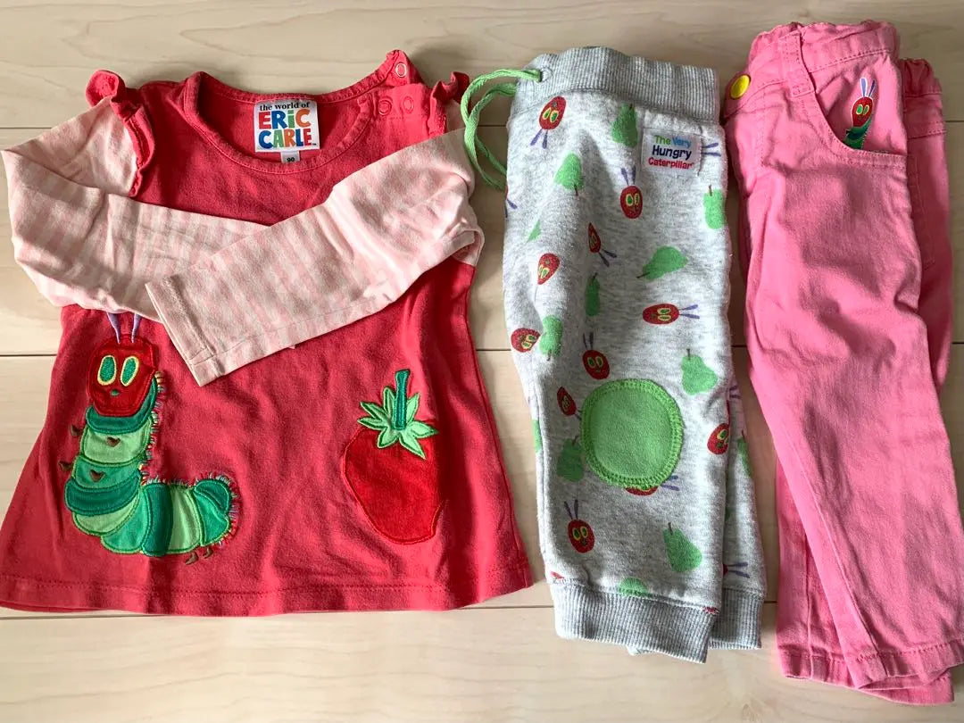 [Reducción de precio] Venta al por mayor❁︎ Ropa infantil bebé niña La Oruga Muy Hambrienta 80,90cm