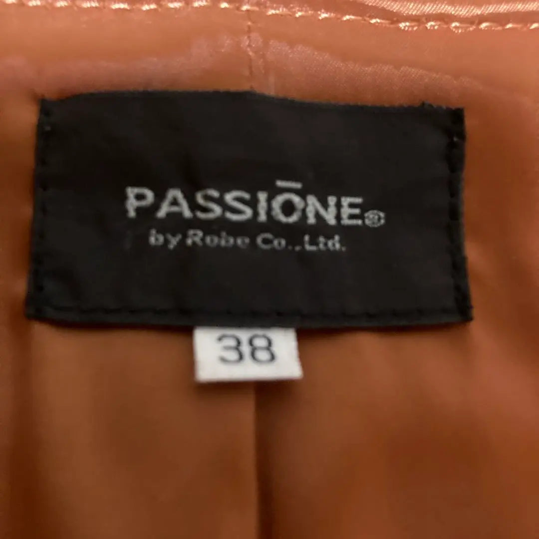 Chaqueta sastre naranja Passione 38 | PASSIONE オレンジ テーラードジャケット 38