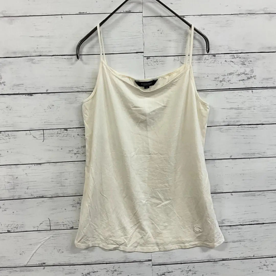 [BURBERRY LONDON] Camisole plain white size 2 M