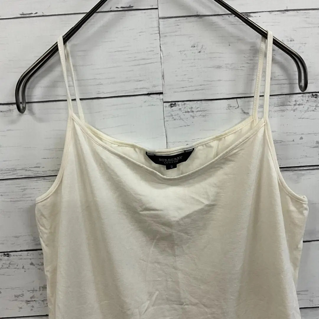 [BURBERRY LONDON] Camisola lisa blanca talla 2 M