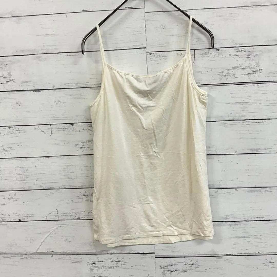 [BURBERRY LONDON] Camisole plain white size 2 M