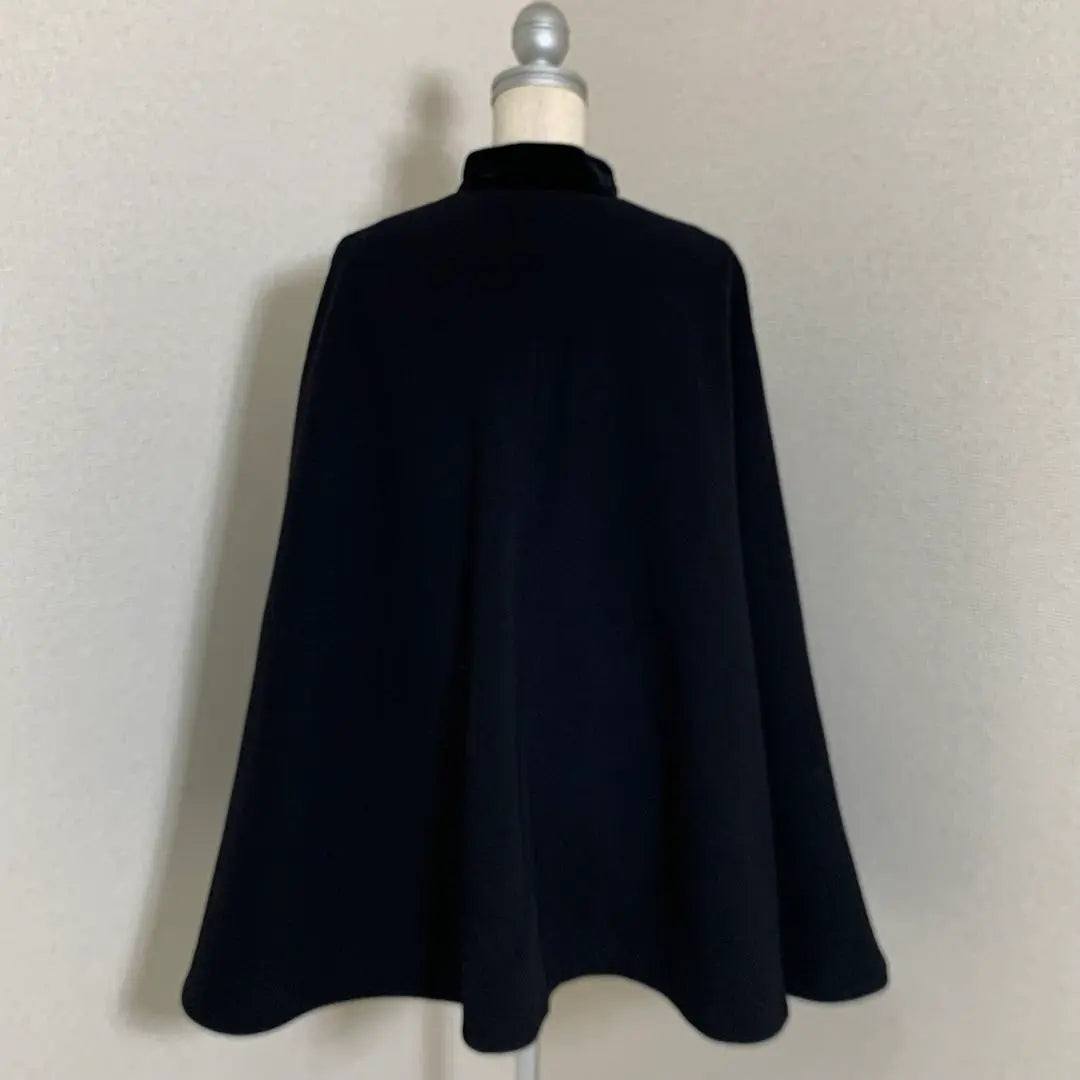 6154. [Extremely beautiful] Rare! RALPH LAUREN Cashmere blend cape coat