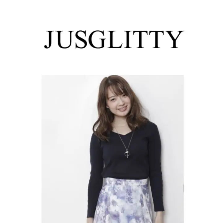 [New unused/shipping included] JUSGLITTY/Back embroidery knit/less than half price ♡ | 【新品未使用/送料込み】JUSGLITTY/バック刺繍ニット/半額以下♡