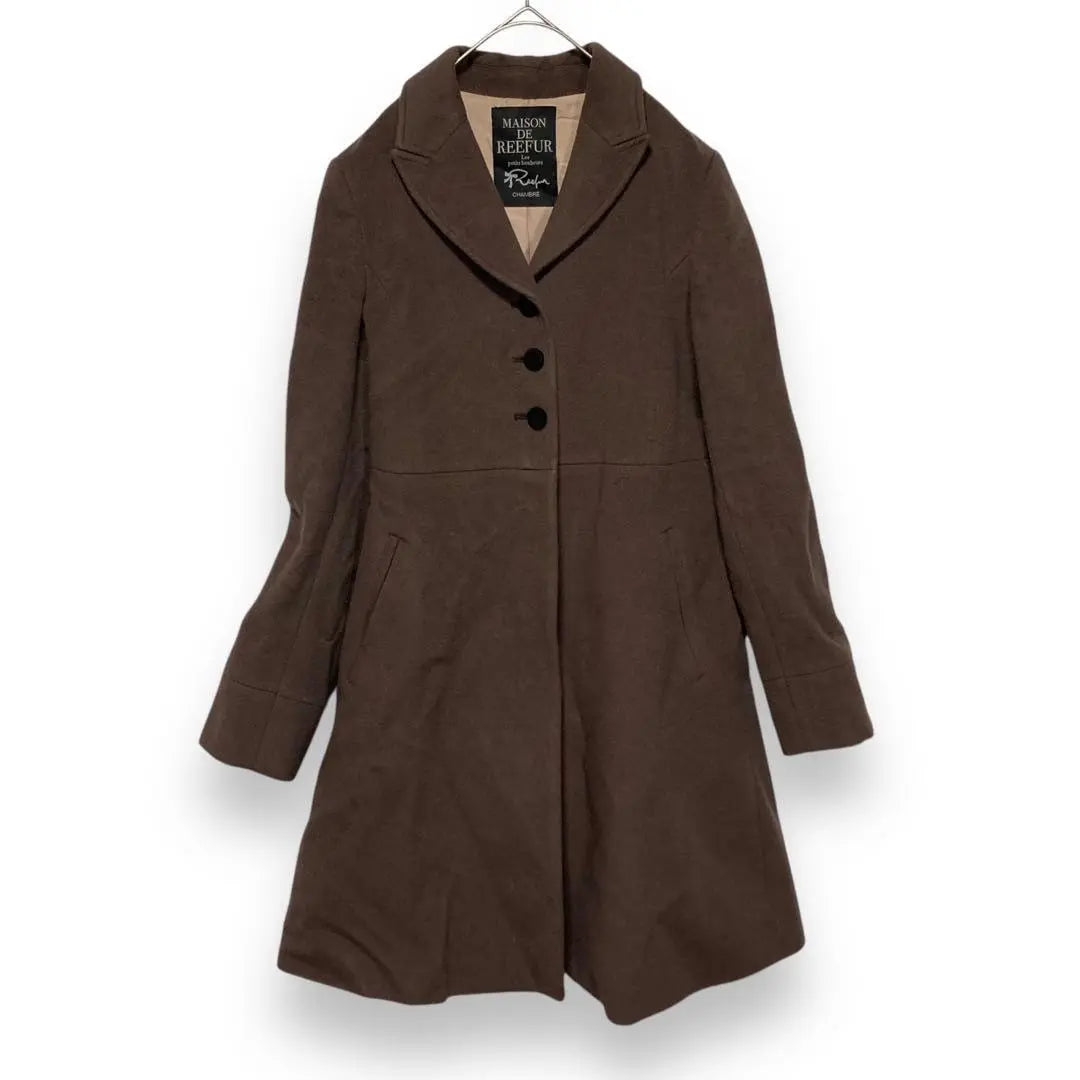 Maison Dorifer 38 Cashmere blend wool women's coat, long