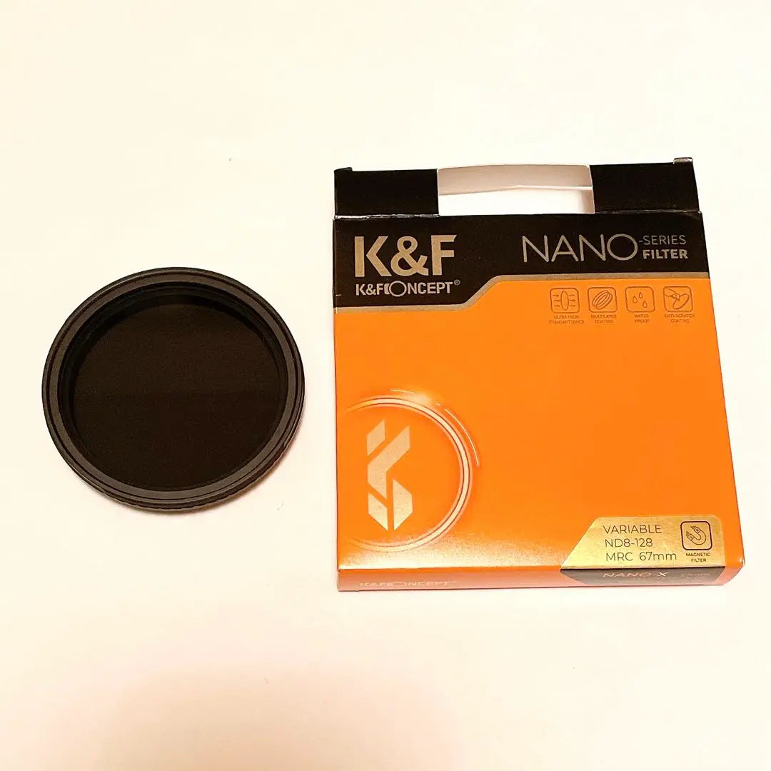 ◎Filtro ND, nanorrecubrimiento ND variable, 67 mm