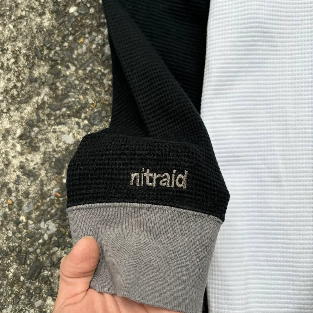 nitraid long sleeve T-shirt raglan thermal bicolor urinal