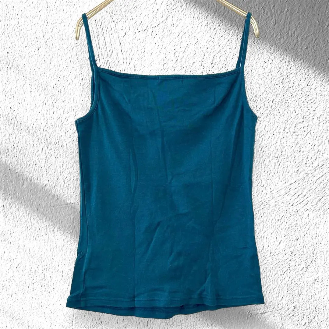 Com-Simmu camisole 100% cotton shirring bust innerwear, good condition