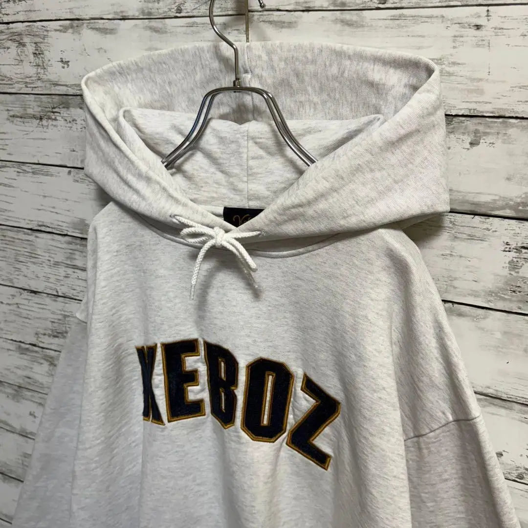 [Sold out immediately] Keboz x Freaks Store ☆ Center Pile Logo Hoodie ♤704