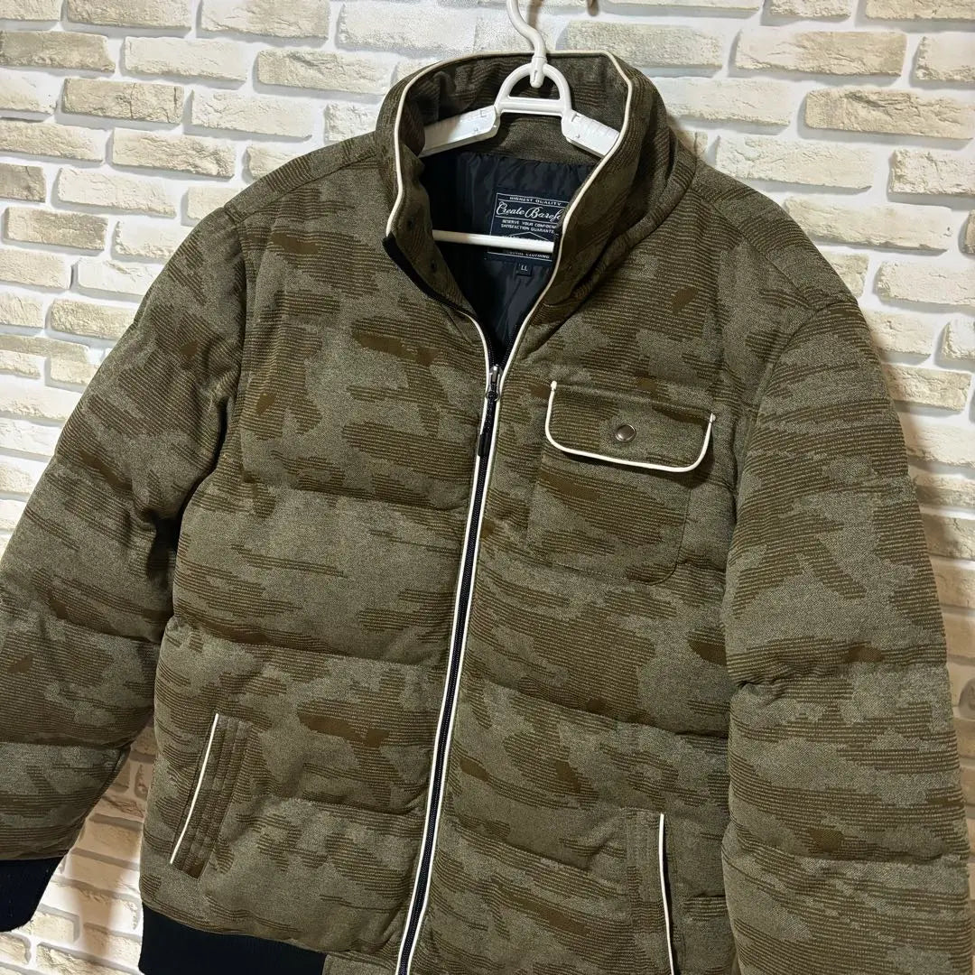 Down jacket, camouflage, camouflage, men's XL